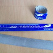 motional Reflective Slap Bracelet with Silkscreen Printing Logo, Measures 3 x 35cm images