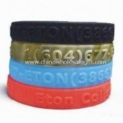Soft Silicone Bracelet, Customized Designs are Welcome images
