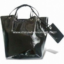 Synthetic Leather Handbag in Various Sizes and Colors, OEM Designs are Welcome images