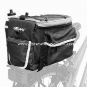 Rear Rack Pack, Made of 100% Polyester with PU Coating Material, Measures 32 x 22 x 21cm images