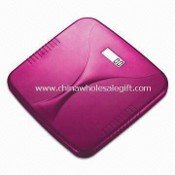 Electronic Bathroom Scale with 6mm Tempered Safety Glass Platform, Measures 297 x 297 x 37mm images