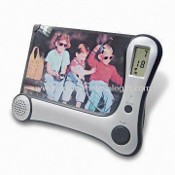 Recording Photo Frame with Alarm Clock, 8 Seconds Recorder, and LED Indicator images