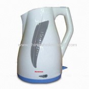 Electric Plastic Kettle with Water Level Indicator images
