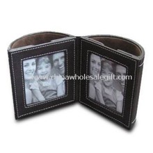 PU Leather Photo Frame Pen Holder images