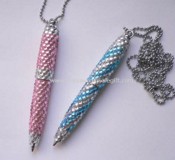 Crystal Pen with Metal Chain images