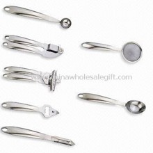 Hollow Handle Kitchen Sets, Made of 18/8 Stainless Steel, Includes Bottle Opener and Peeler images