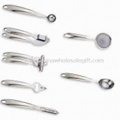 Hollow Handle Kitchen Sets, Made of 18/8 Stainless Steel, Includes Bottle Opener and Peeler images