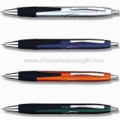 Ballpoint Pen with Aluminum Barrel and Soft Rubber Grip images