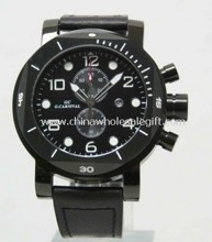 Genuine Leather Chronograph Watch images