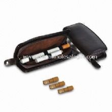 Electronic Cigarette with Leather Case images