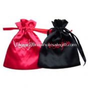 Satin Gift Bag with Embroidery Logo images