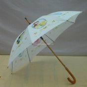 Wooden shaft Straight Umbrella images