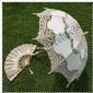 Wedding Lace Umbrella with Fans small picture