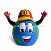 Children Earth Coin Bank with Map images
