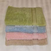 Hotel Towel With Sateen and Embroidery Logo images