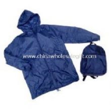 Nylon Backpack with raincoat images