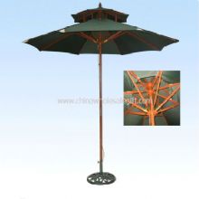 Wooden Double Layer Umbrella images