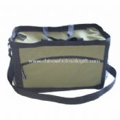 Ripstop and 600D shell fabric with stripes Cooler Bag images