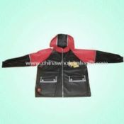 Children Raincoat with Plastic Zipper and Three Badges images