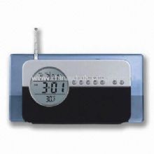 Plastic Material LCD Clock Radio images