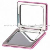 Square compact cosmetic mirror images