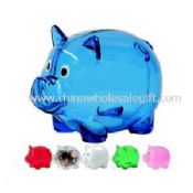 Plastic piggy bank with custom-made logo printing images