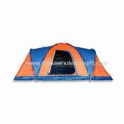 Family Tent with Sliver Coating and 180T Polyester Fly images