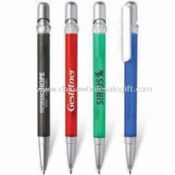 Nano Click Pen with Frosted Translucent Colors and Retractable Mechanism images