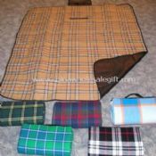 Convenient Picnic Fleece Blankets with PVC Backs images