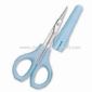 Plastic Handle Cuticle Scissor with Safety Cap small picture