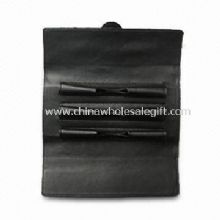 Leather Pen Pouch Logos Can Be Printed or Embossed images
