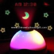 Colorful Night Light Projection Clock images