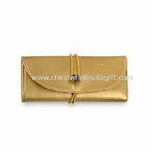 Fabric Gold Cosmetic Pouch images