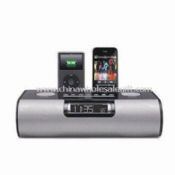 Dual Dock Alarm Clock Radio for iPod and iPhone images