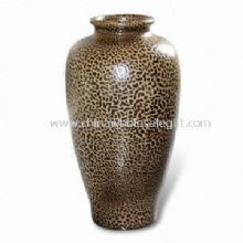Handmade Porcelain Vases with Cracked Enamel images