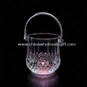 Crystal Clear Ice Bucket with Stainless Steel Holder images