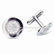 Cuff Link in Fashion Design with Rhodium Plating images