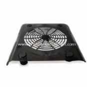 Aluminum Panel and Plastic Body Laptop Cooling Pad with Built-in Fan images