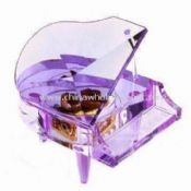 Purple Piano Music Box Made of Crystal images