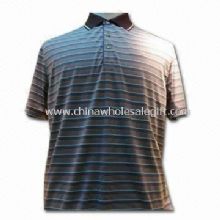 Comfortable Mens Polo Shirt Made of 100% Silk and Cotton images