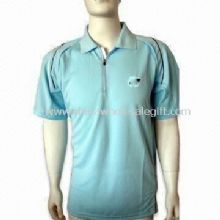 Mens Golf Dry Fit Polo Shirt with Fasted Color and Shrink Resistance images