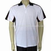 Mens Polo Shirt Made 160gsm and of 100% Polyester Mesh Dry-Fit Material images