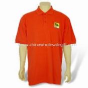 Red Mens Polo Shirt Made of 100% Combed Cotton images