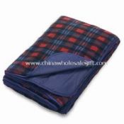 Waterproof Picnic Fleece Blankets with Printed Paper Wrap images