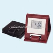 World-Time Calendar Alarm Clock in Aluminum and Translucent Case images