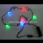 Flashing Skull Light-up Necklace with Rainbow Colors and Effects images