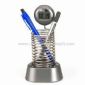 Spring-shaped Pen Holder with Radio and Clock small picture