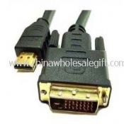 HDMI To DVI Cable 3FT For HDTV PC Moitor LCD Computer images