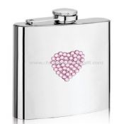 Heart Printing S/S Hip Flask images