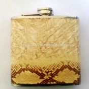 Leather-wrapped Hip Flask images